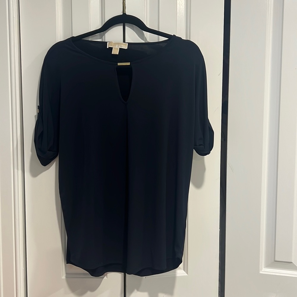 navy blue Michael Kors blouse